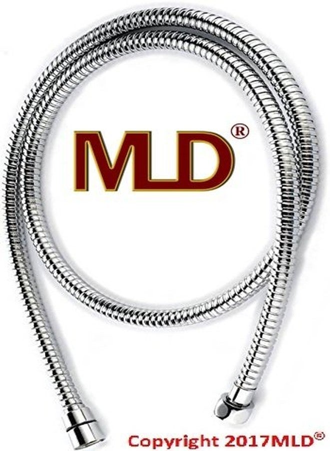 MLD Stainless Steel 1 Mtr. Stainless Steel Shower Hose with 360 Degree rotating Joints (Grade SS AISI-304) Anti-Corrosion & Anti Explosion Shower Tube - Image 2